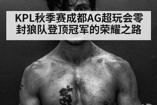 KPL秋季赛成都AG超玩会零封狼队登顶冠军的荣耀之路